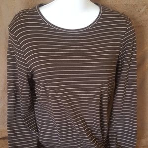 talbots striped shirt